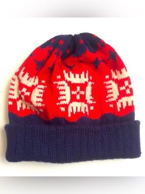 Vintage Obermeyer Cuff Beanie Hat Unisex M